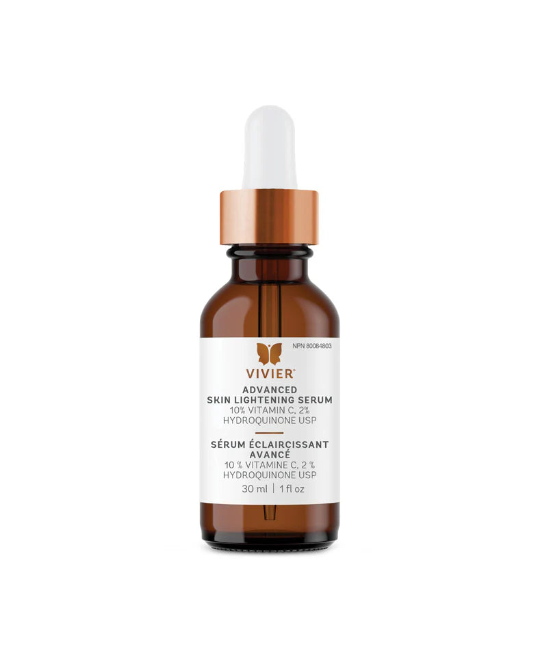 Vivier Advanced Skin Lightening Serum bottle on a white background