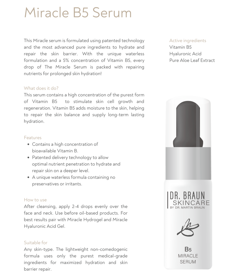 Dr. Braun Miracle B5 Serum