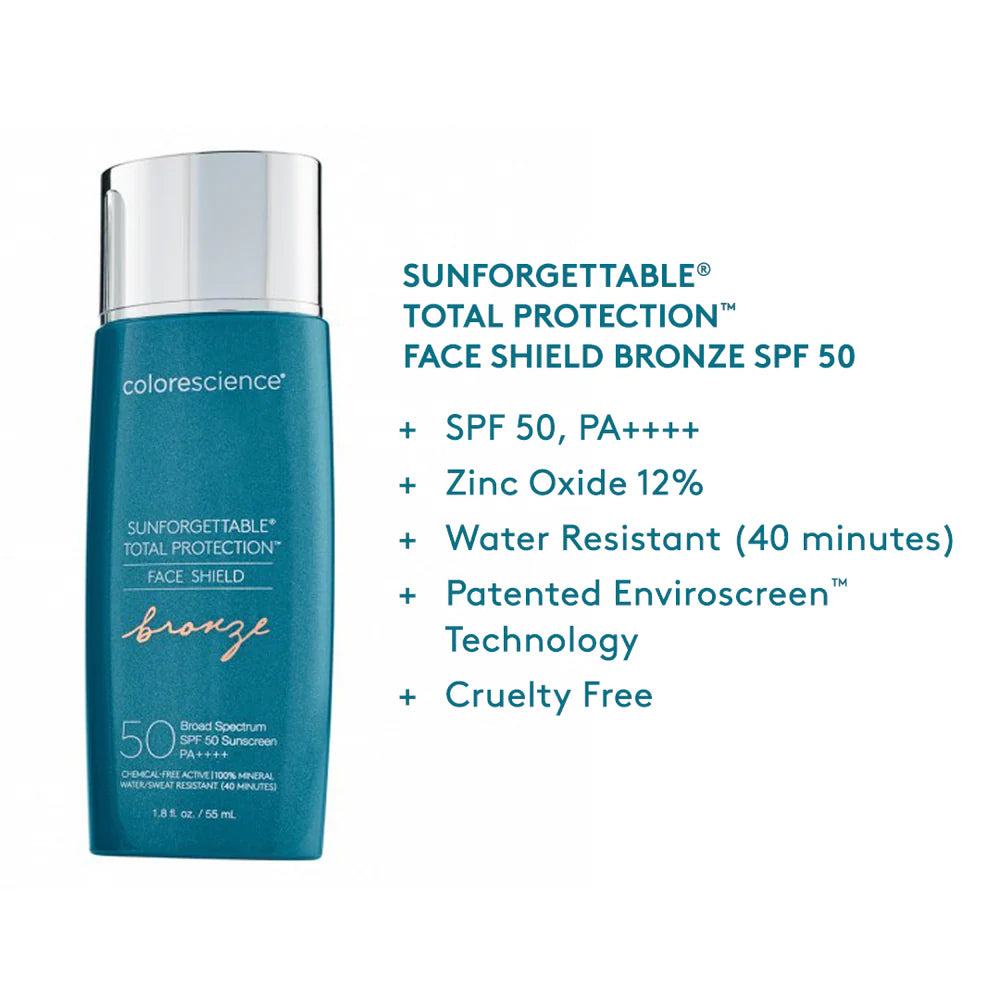 CS Sunforgettable Face Shield SPF 50 - Bronze